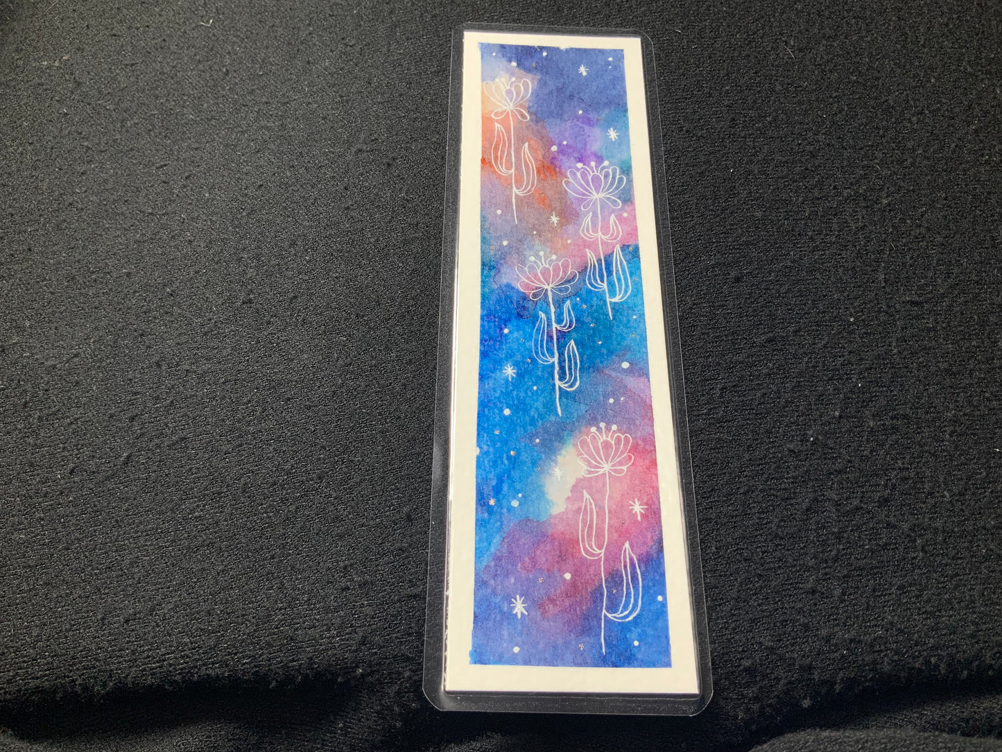 Space Flowers Bookmark II