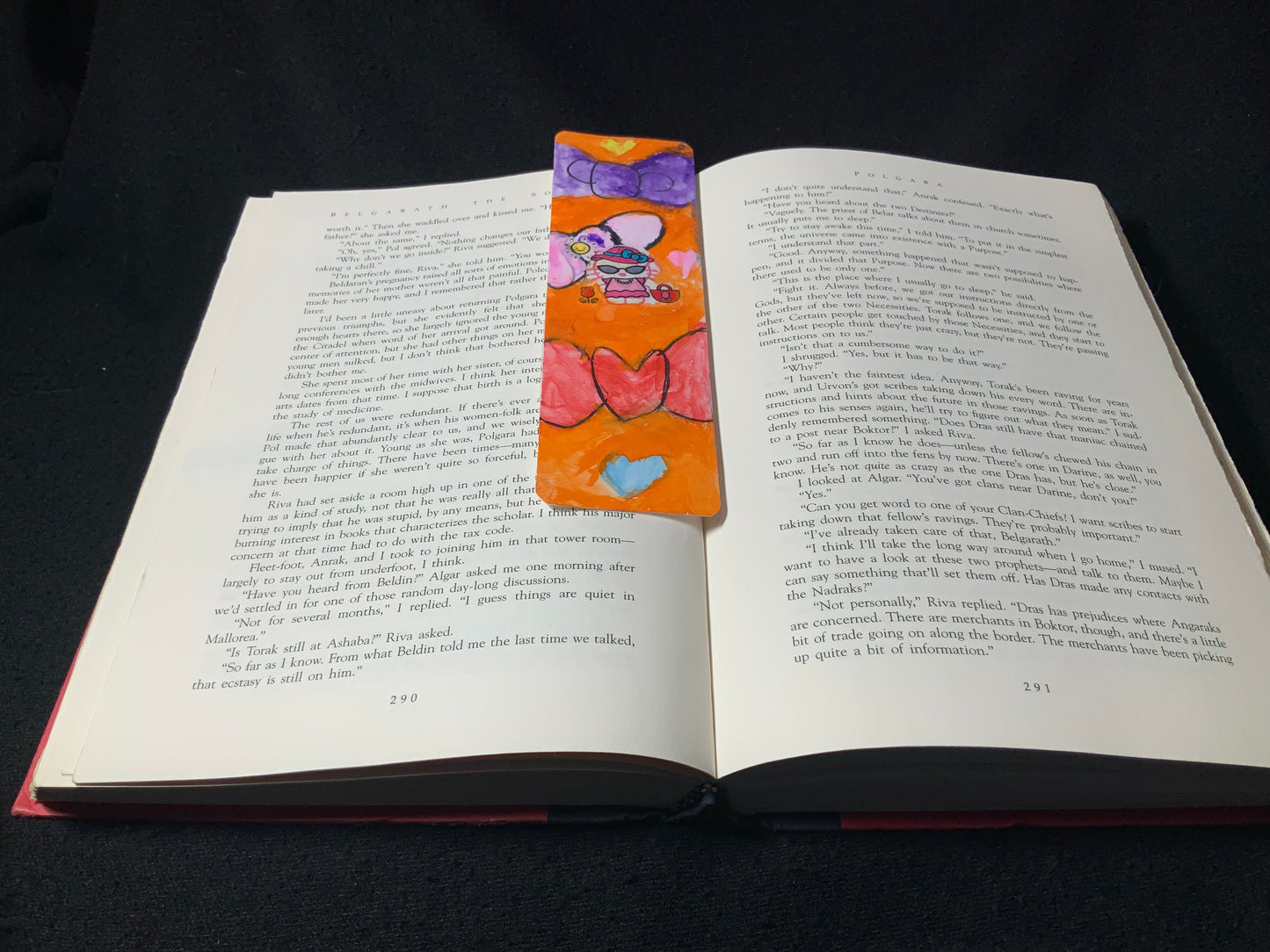 Hello Cat Stamp Bookmark