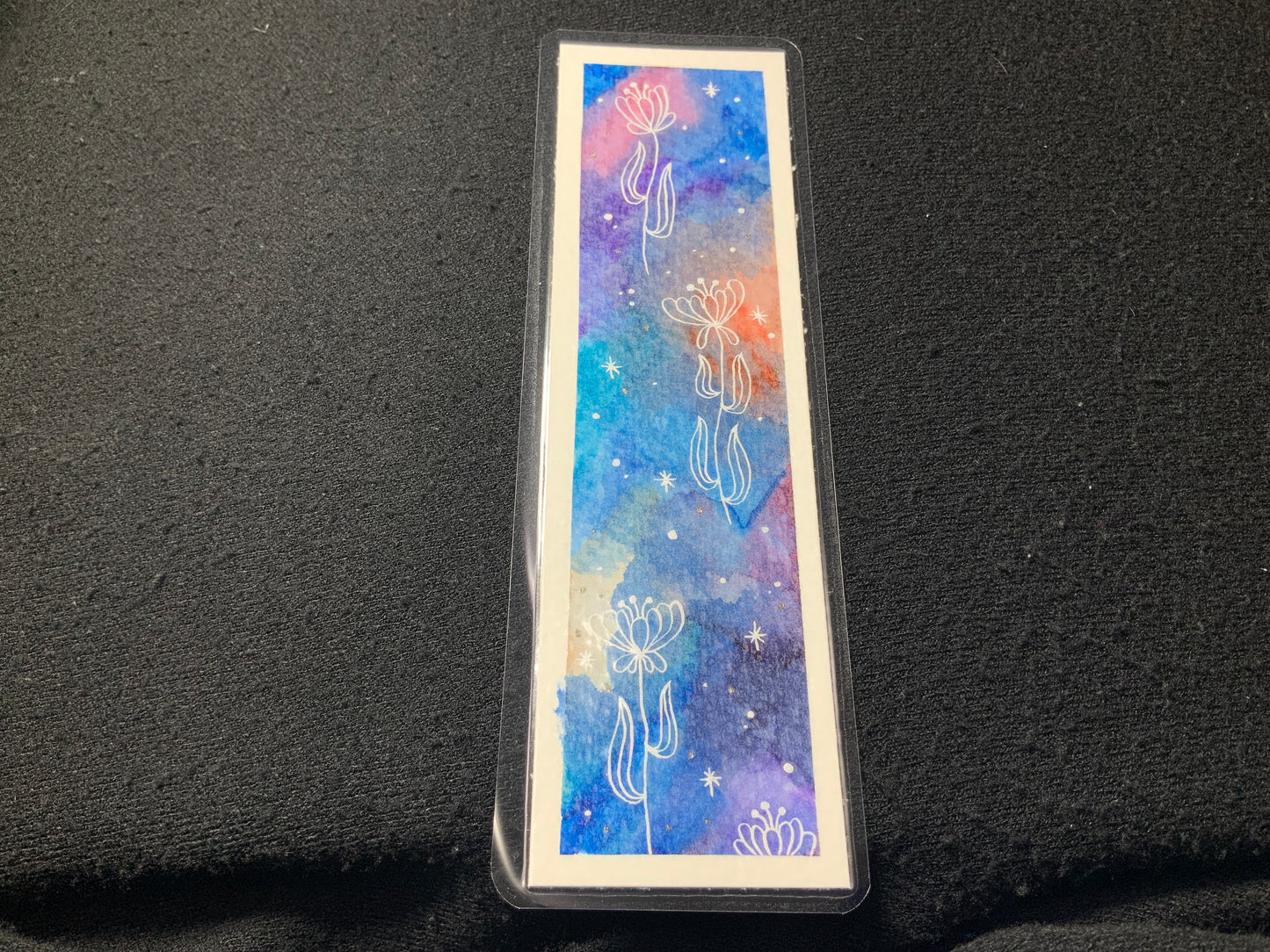 Space Flowers Bookmark