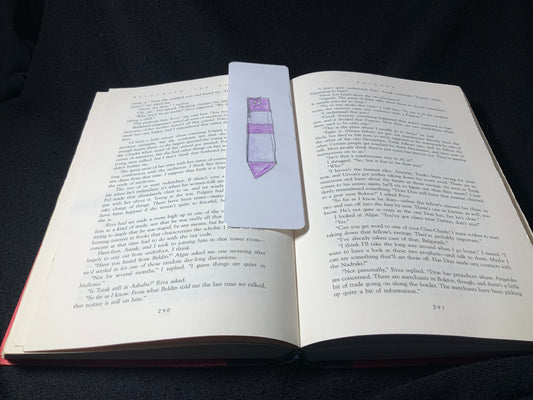 Angry Purple Crayon Bookmark