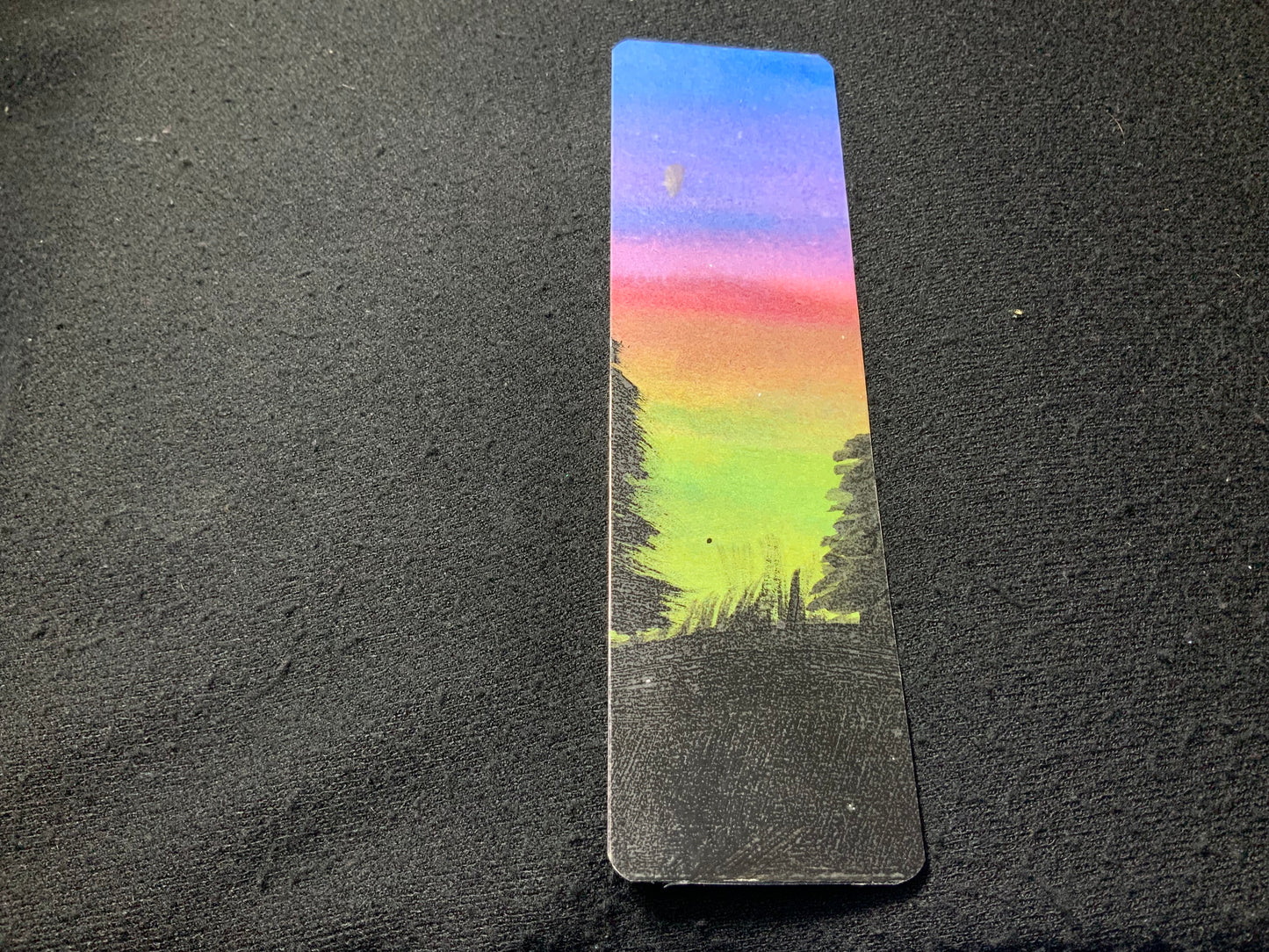 Hand Painted Watercolor Landscape Bookmark 4