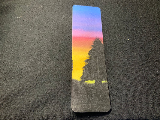 Hand Painted Watercolor Landscape Bookmark 3